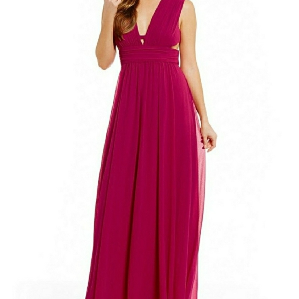 Belle Badgley Mischka Nicola Georgette gown